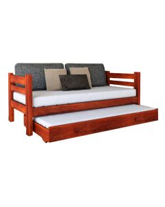 Cama Divan Madera C/Carro 1 Plcastaño