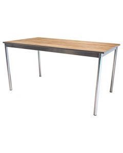 Mesa Cocina Dakot Zambia Gris 1.50 X 0.80 Tapa Atakama