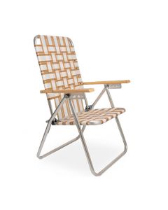 Reposera Plegable Descansar Art. 80001 Caño Aluminio 1"