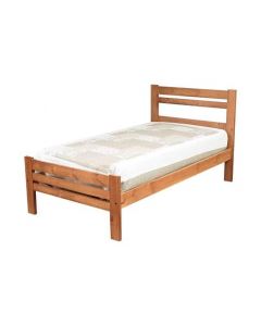 Cama Inmacol Simple Madera 1 1/2 Pl Castaño.