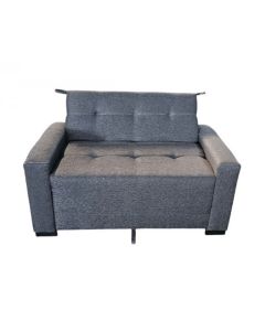 Sofa Cama Adm Chenille Piedra 1P 1/2
