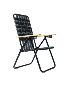 Reposera Plegable Descansar Art. 20002 Caño Negro 1"