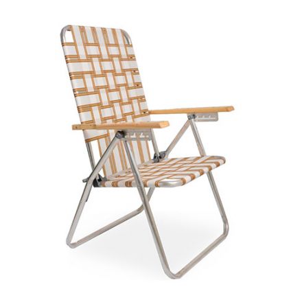 Reposera Plegable Descansar Art. 80001 Caño Aluminio 1"